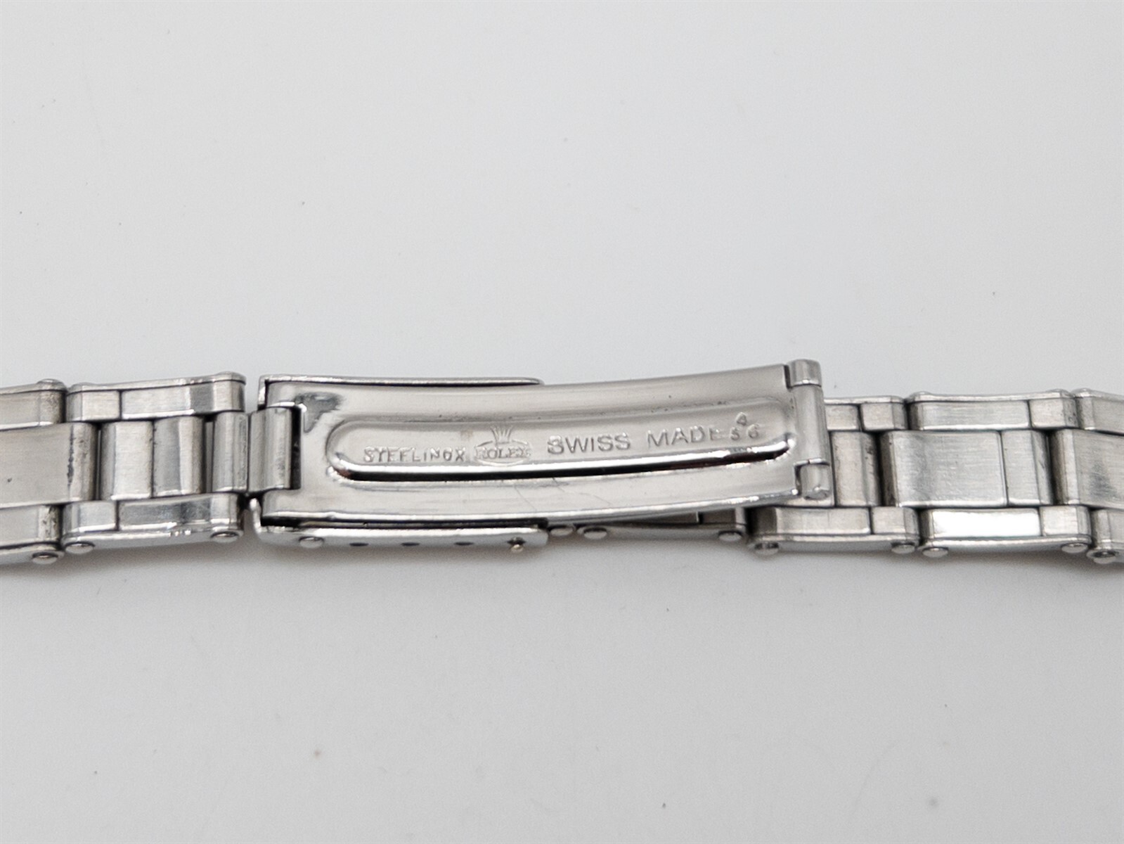 Vintage ROLEX DATE or DATEJUST Ladies SS STRETCH WATCH BAND BRACELET Very RARE