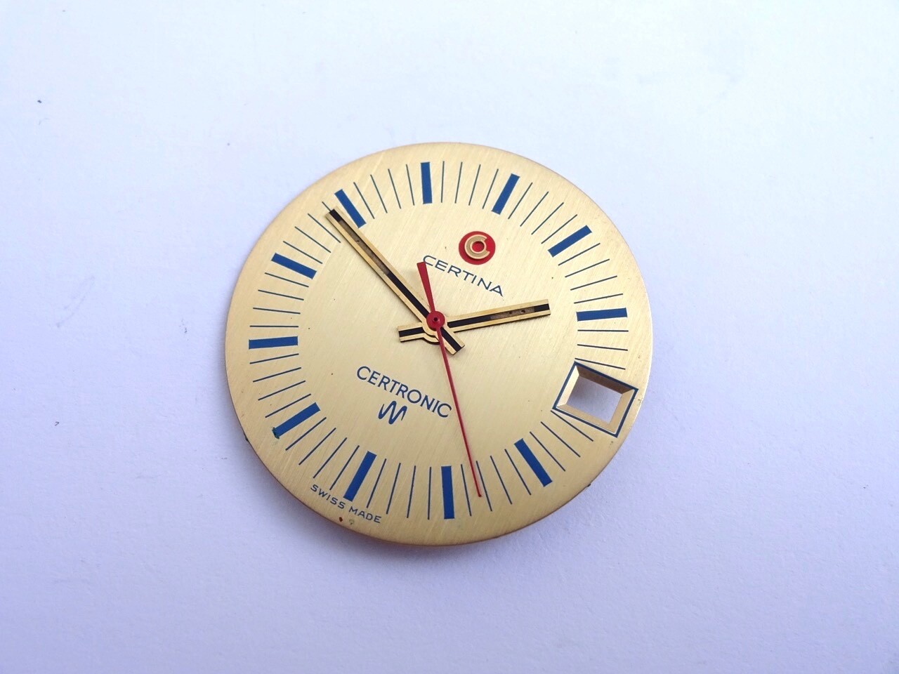 Certina Certronic Dial Hands Case Parts ESA9162 F300 Tuning Fork Watch (1241A)