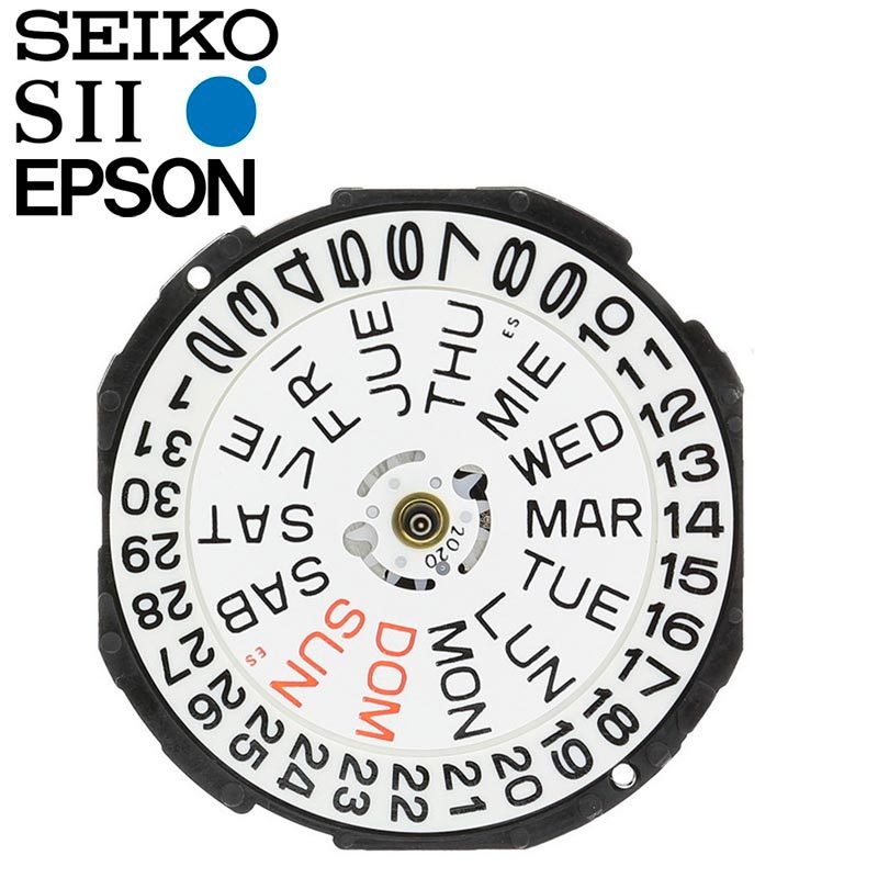 New Japan SII / TMI / Epson PC33 Watch Movement, 10 1/2 Ligne, D/D, 3 Hands