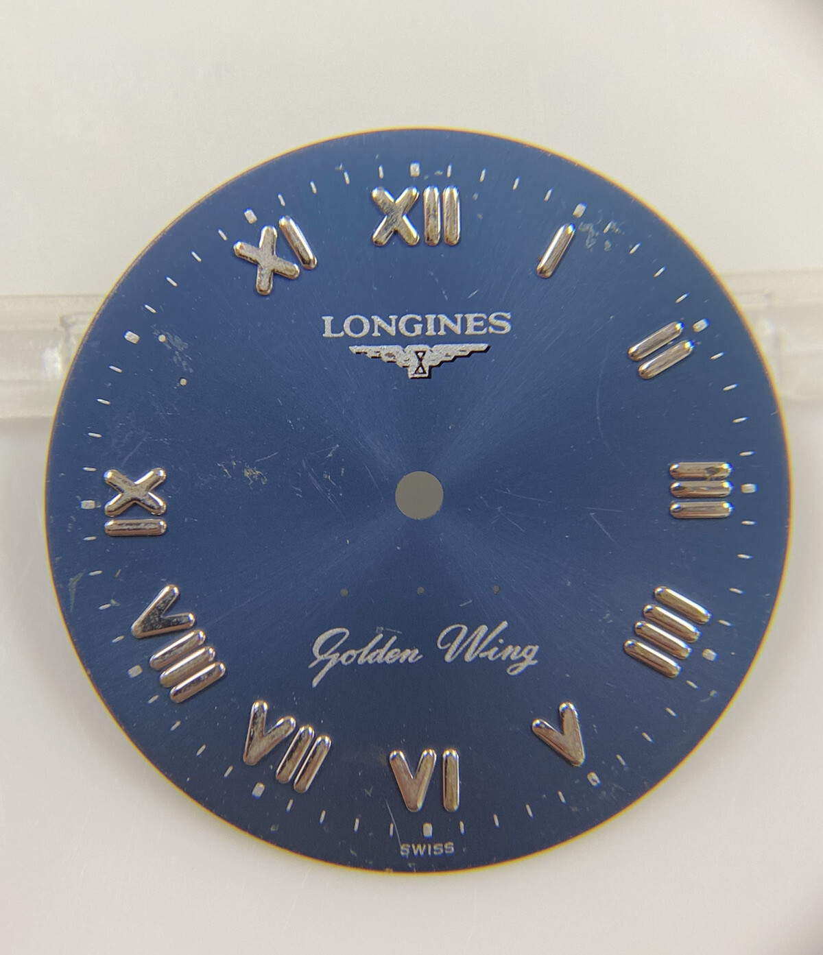 Genuine Longines 5-Star Golden Wing Mens Watch L3.605.4 Navy Blue 26.5mm Dial