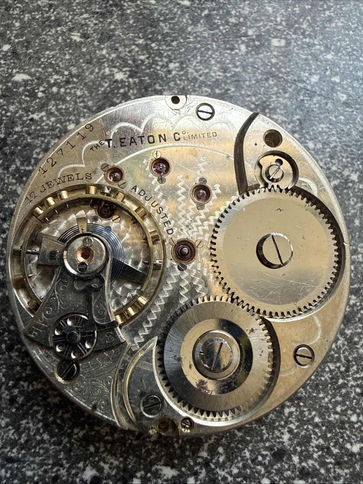 Antique Eaton Company Limited Movement 20 Ligne 18s Spare Repair