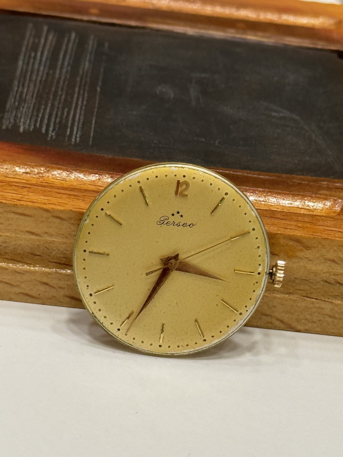 Perseo Movement & Dial Manual Cal.689 Swiss Made 17 Jewels Runing