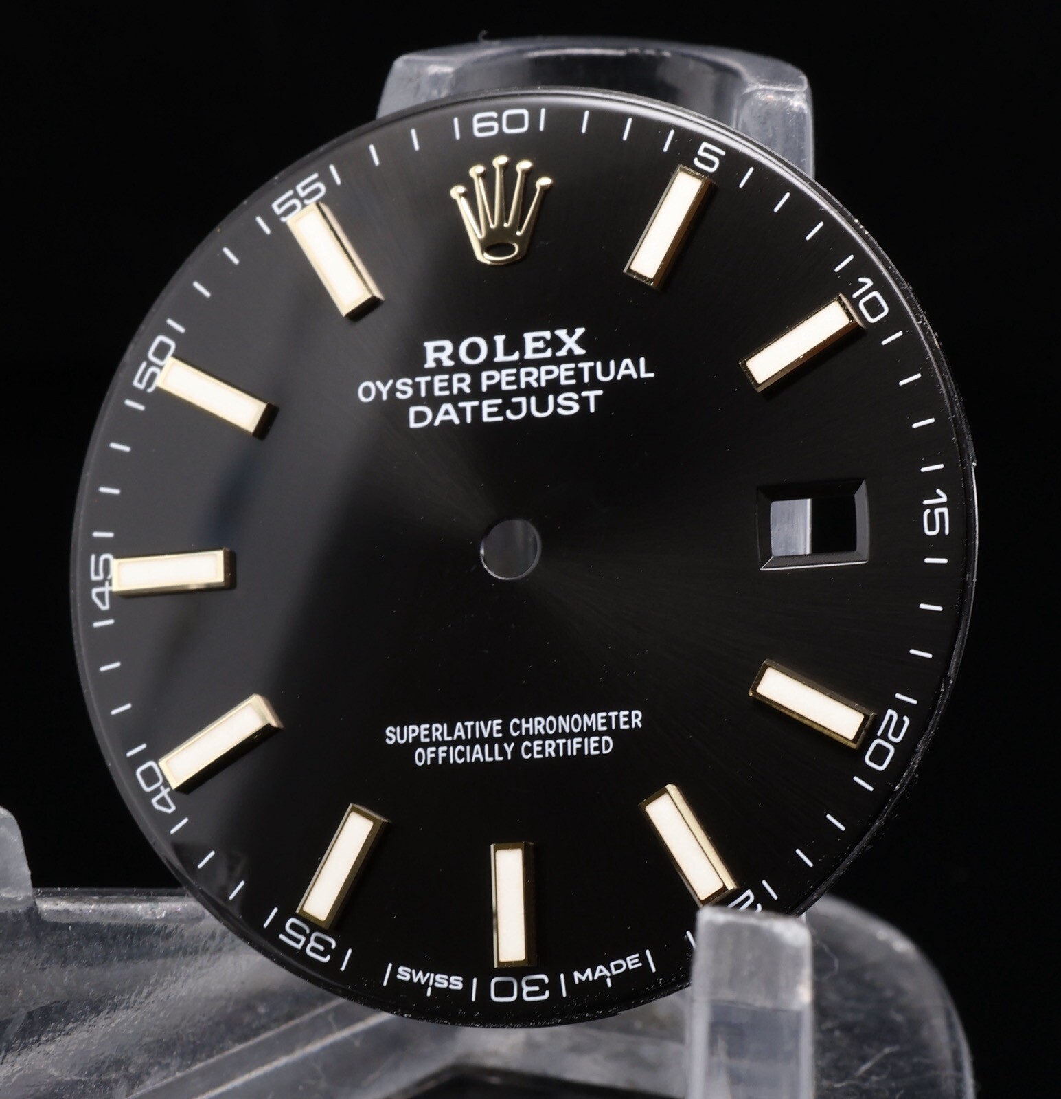 Authentic Rolex 126303 126333 Datejust Black Dial #322