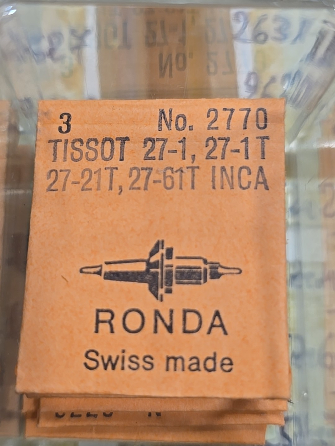 Tissot 27-1 27-1T 27-21T 27-61T INCA Balance Axle Balance Staff (1pcs) Nos
