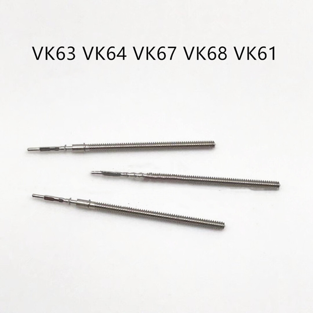 10PCS Watch Winding Stems Generic for VK63 VK64 VK67 VK68 VK61 Movement