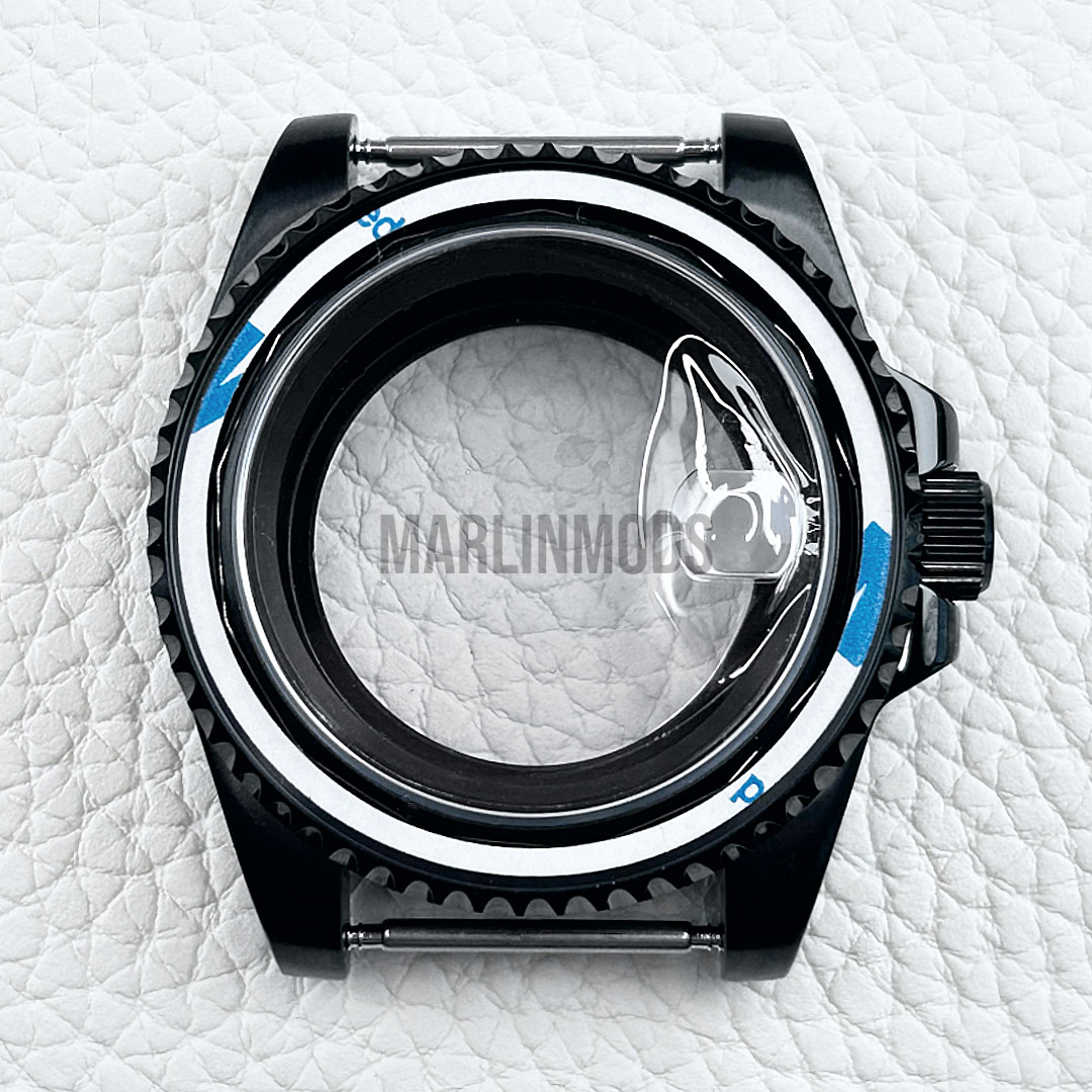 40MM Black Watch Diver 10ATM Sub Case for NH35 NH36 Movement Sapphire Crystal