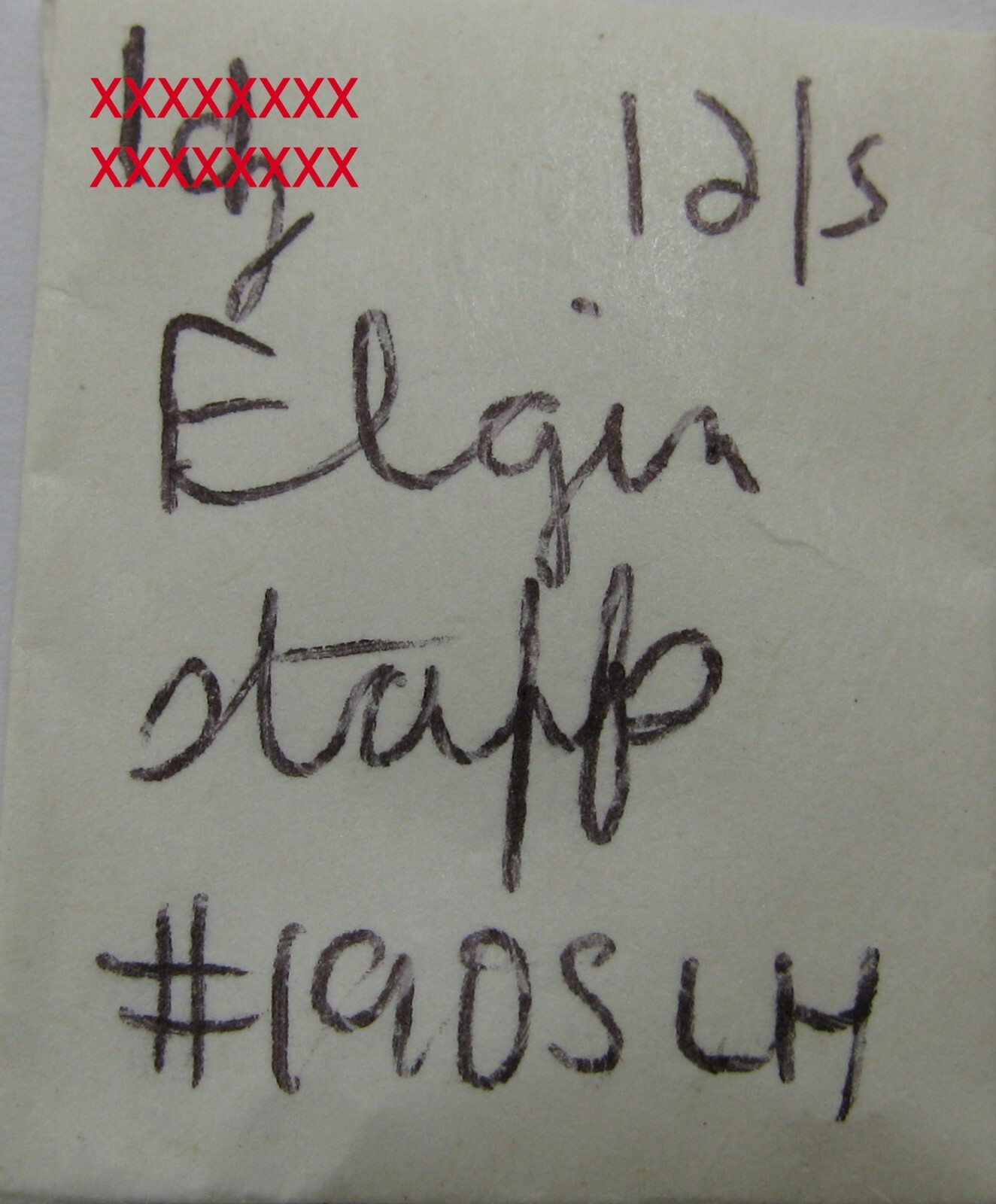 Elgin 12s 1905 LH staff balance loose #723 for Pocket Watch