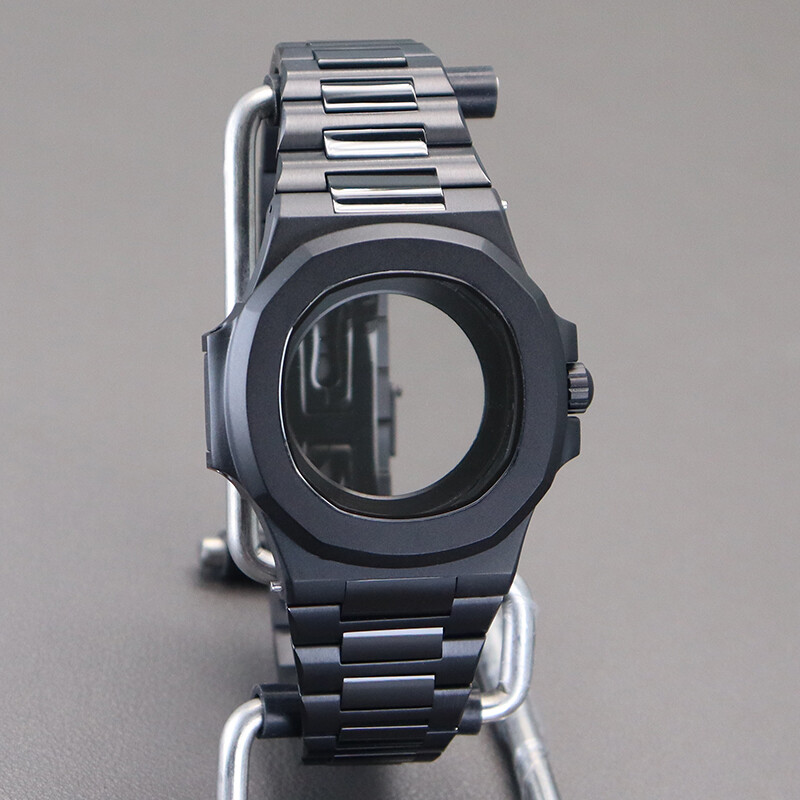 39.5mm Mechanical Watch Case And Strap Sapphire Glass For Seiko Nh35 36 Movement