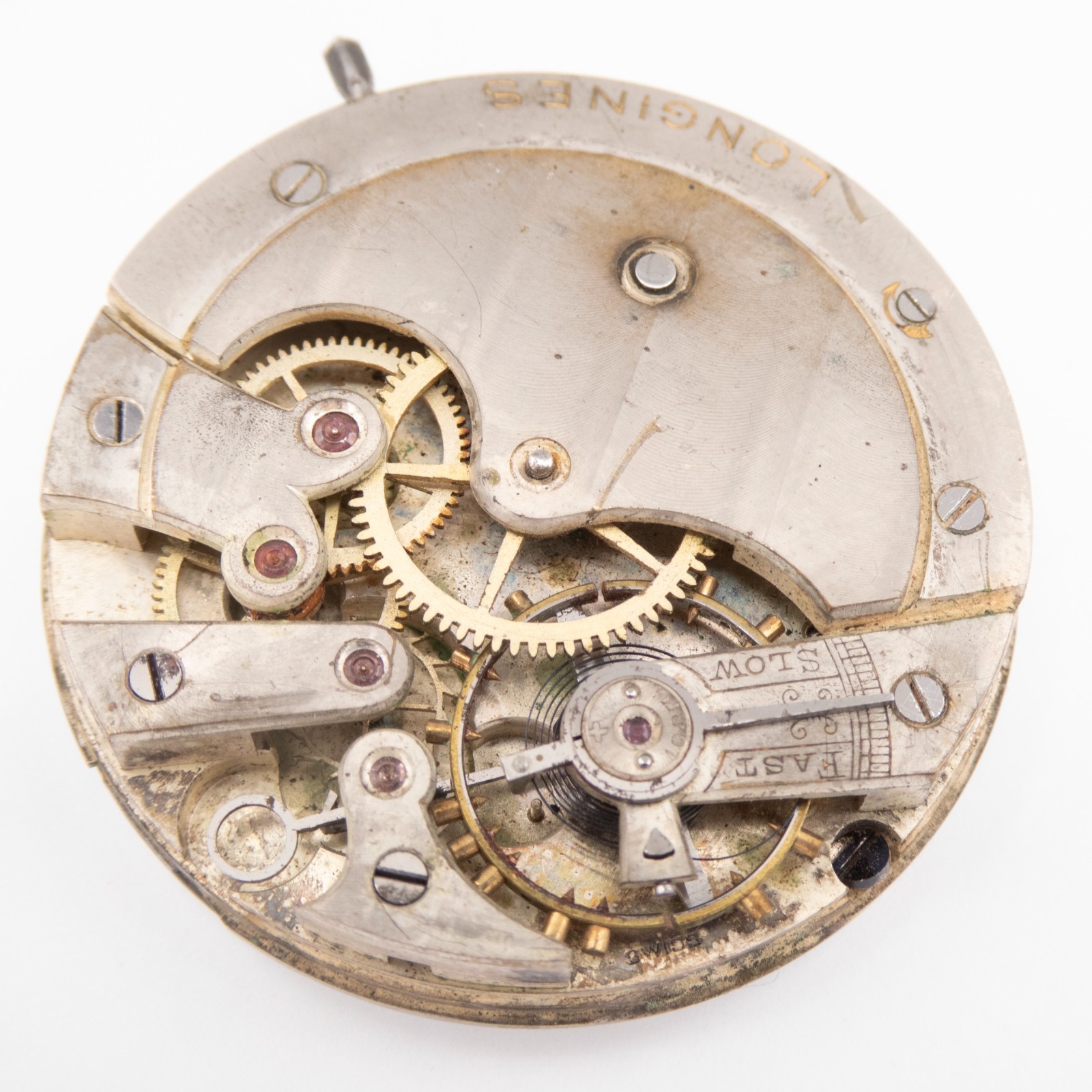 Longines 40.7 x 10 mm Lever-Set Antique Pocket Watch Movement
