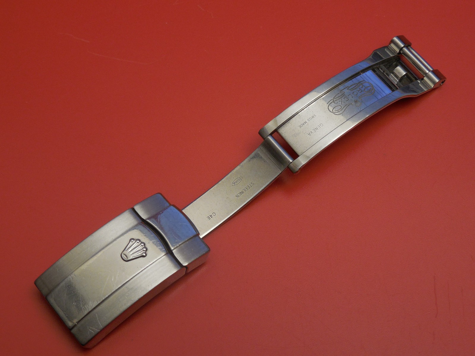 ROLEX BRACELET DEPLOYMENT CLASP BUCKLE FOR 20MM 19MM 72400 72610 OYSTER BAND
