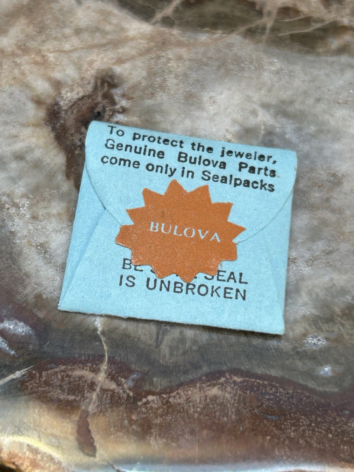 NOS Vintage Bulova Balance Wheel Screw For Cal 7AK Movement. Sealed