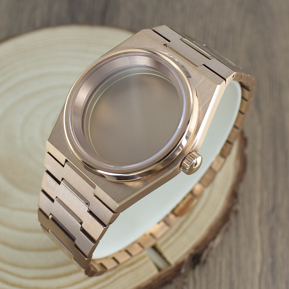 41mm Stainless Watch Case Sapphire for NH34 NH35 NH36 Movement 28.5mm Dial Parts