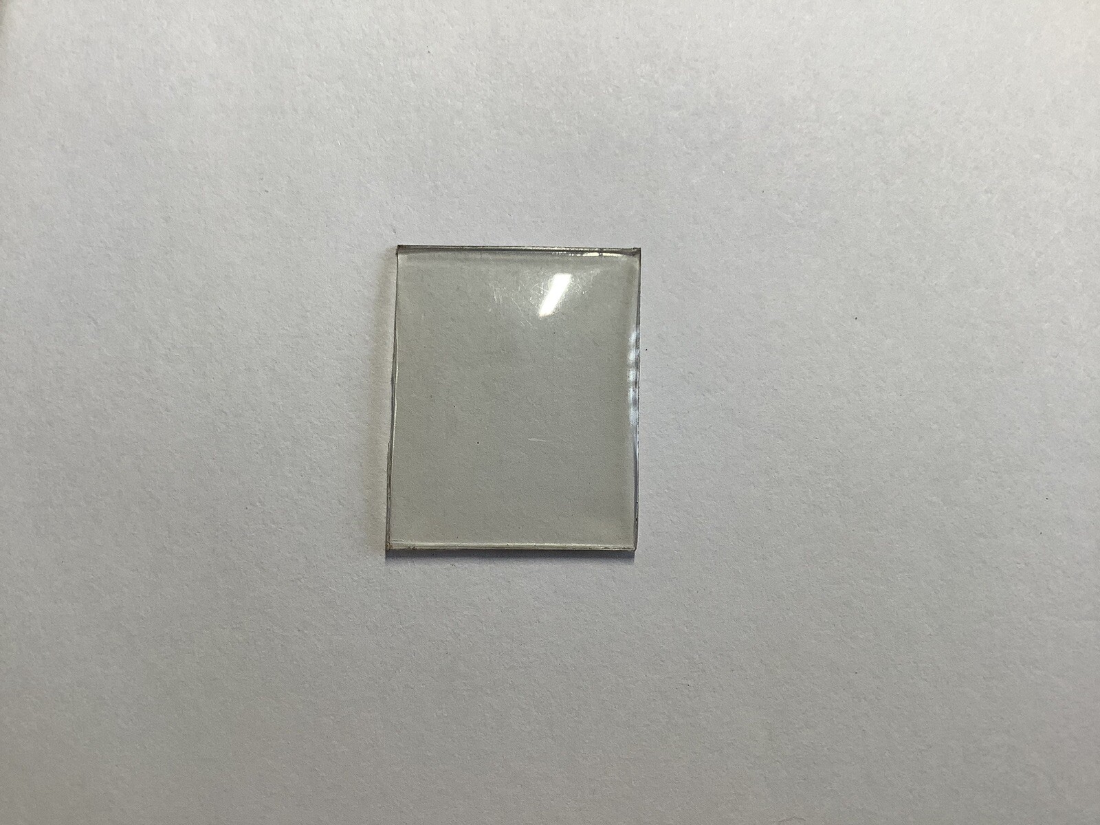 PERSPEX WATCH GLASS. RECTANGULAR . Domed Ref S133. 15x20mm