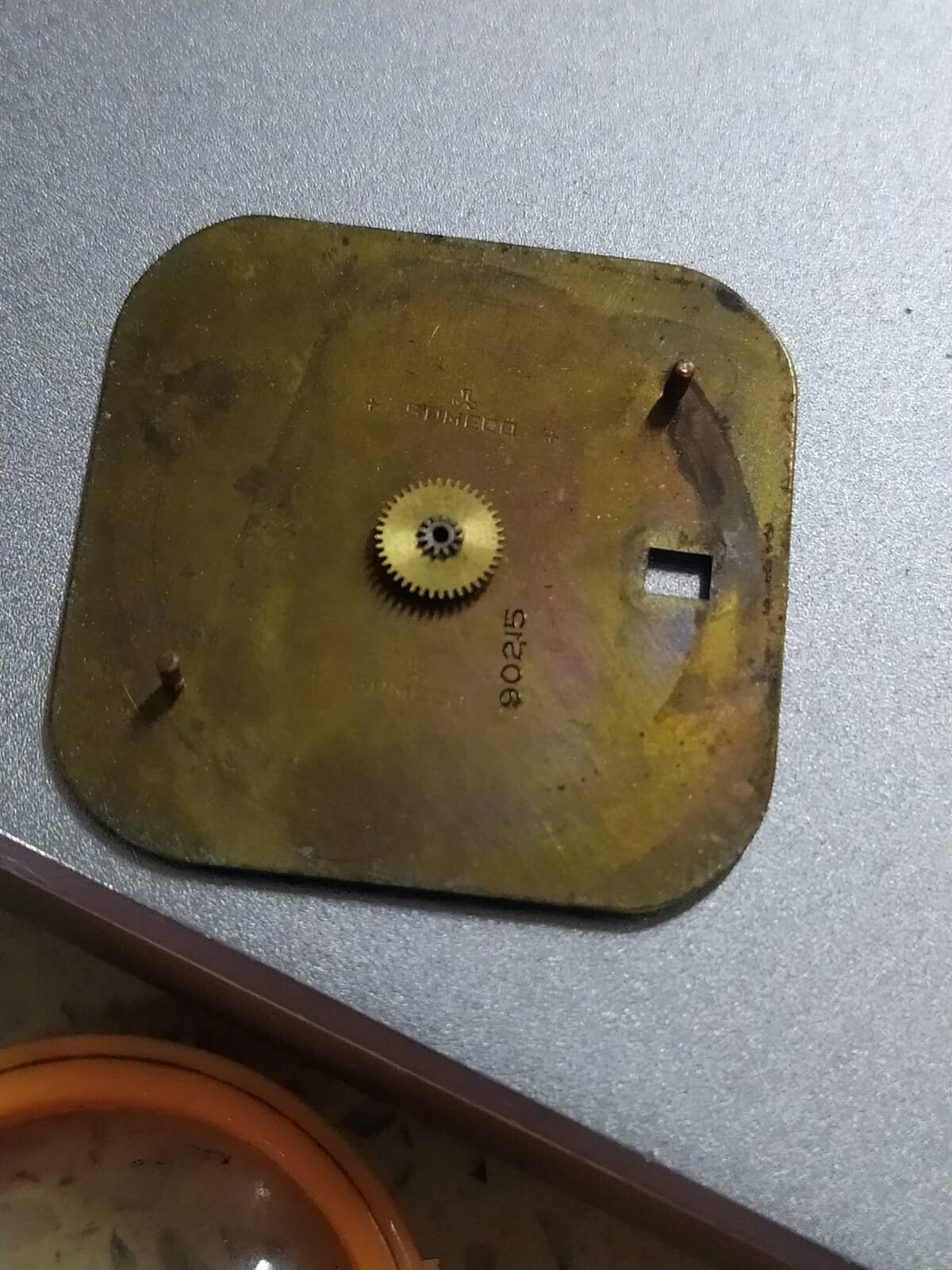 VINTAGE TISSOT SIDERAL TV Parts Dial & Hands Used cal 2481