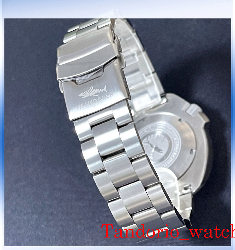 45.2mm Titanium Watch Case Sapphire Glass 200m Waterproof Fit NH35 SKX Movement