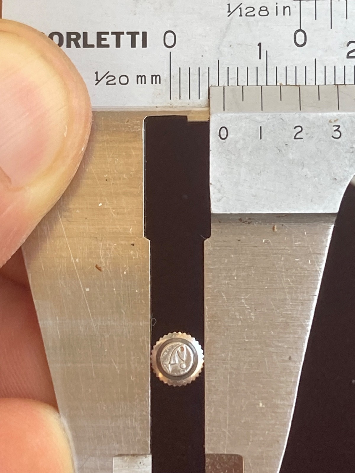 Philip Watch Caribbean 1000 Meters 5.6mm Screw Down Crown VERY RARE VINTAGE