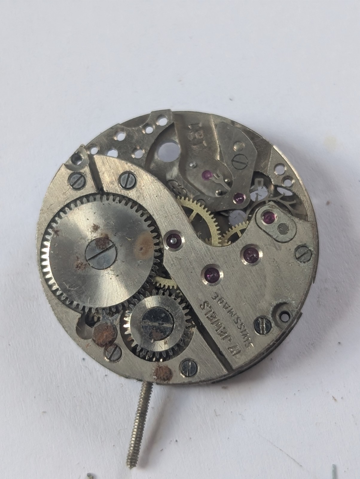 Vintage Arogno 151 Mechanical Watch Movement (In Bits)