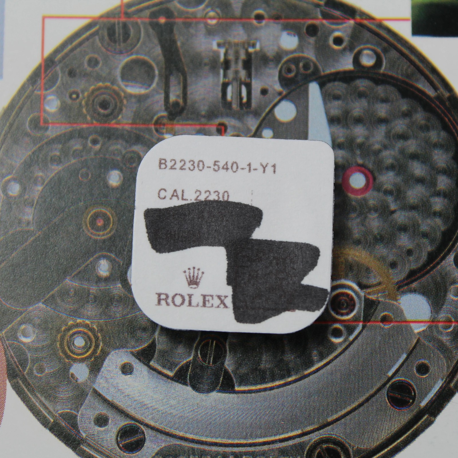 NEW Rolex 2230-540 Original Reverse Wheel In Blister