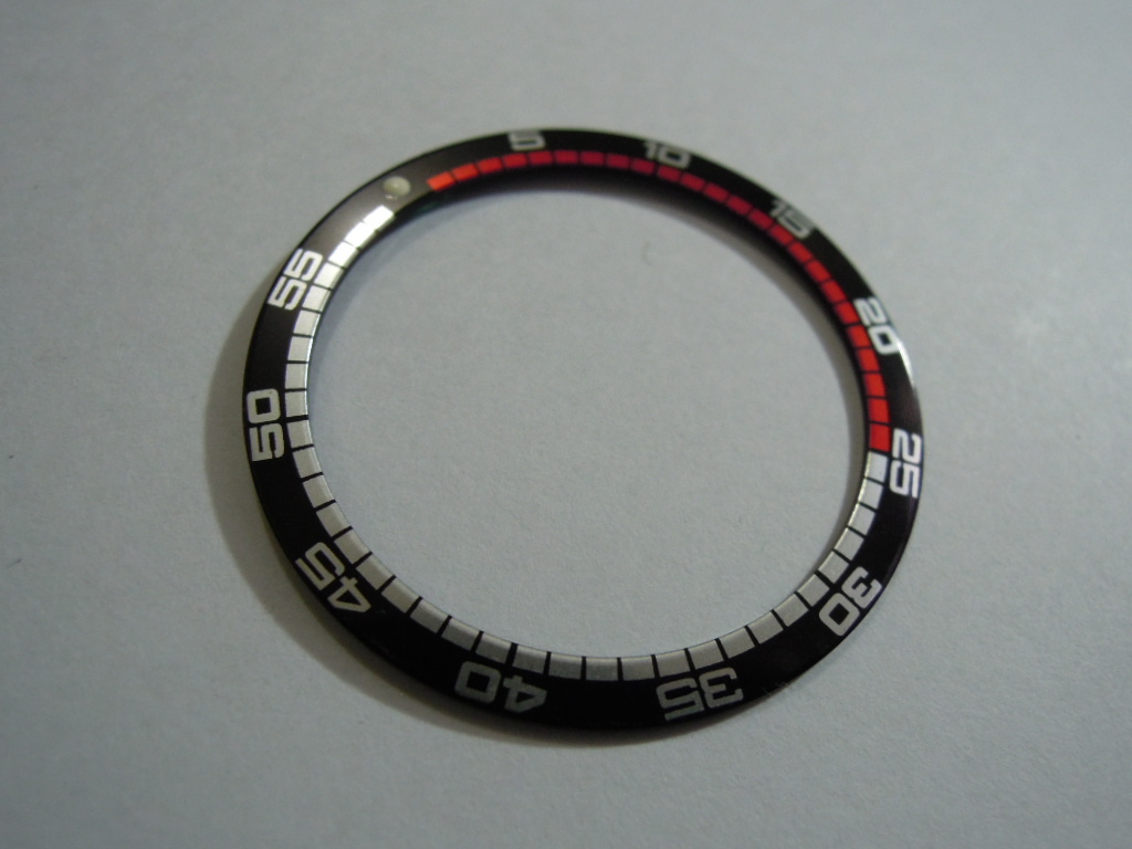 NEW RALLY STYLE BEZEL INSERT 38MM LARGE DIVERS SKX007-009 /7002-7001 /6309-7040
