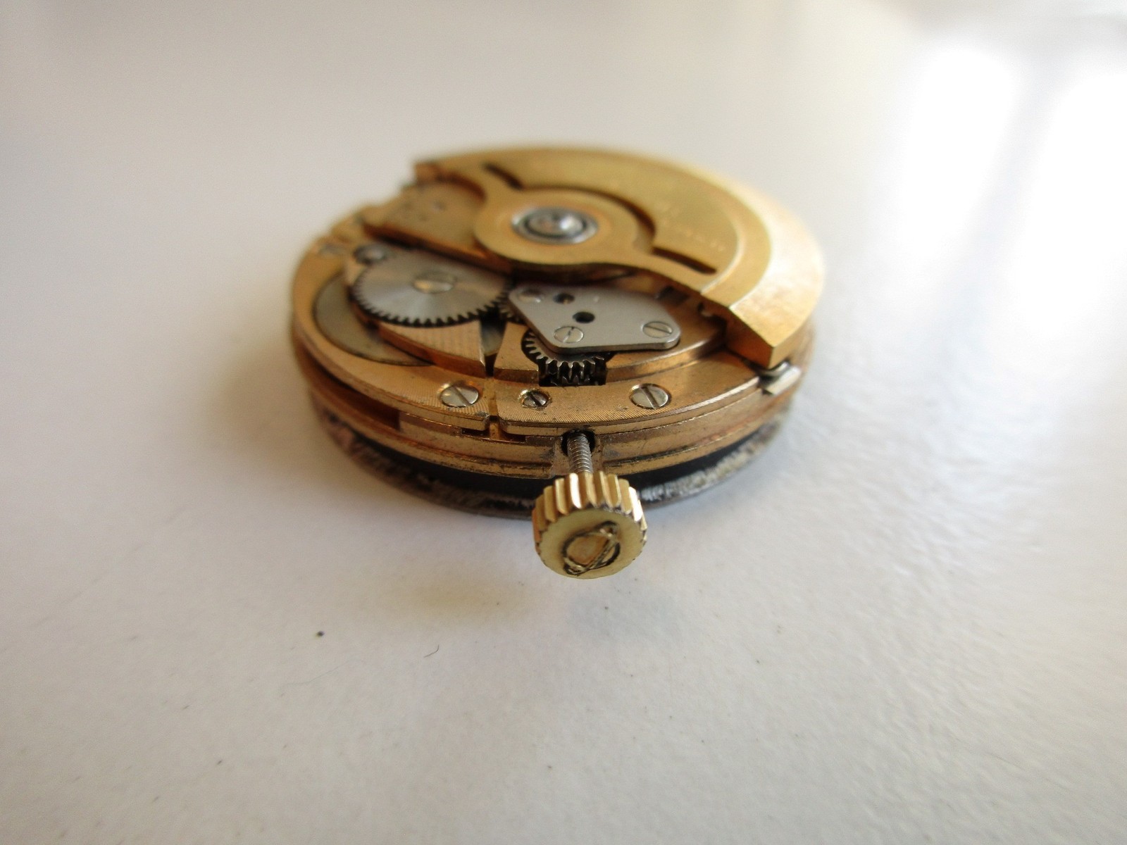 Enicar Sherpa AR cal. 1145 Swiss automatic watch movement dial & hands – running