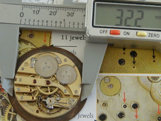 IWC Calibre 73 pocket watch movement International watch Co. project 1915-20
