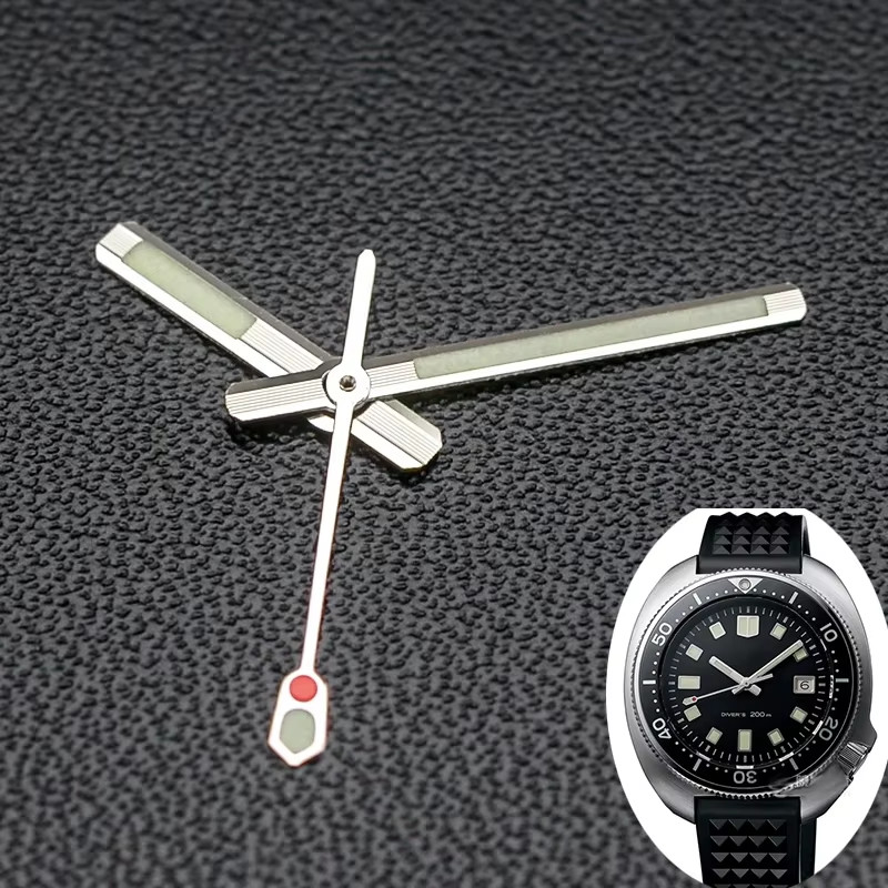 Watch Hands C3 Luminous for SKX007 SKX009 6105 PROSPEX Fit NH35/NH36 4R36 7S26 M