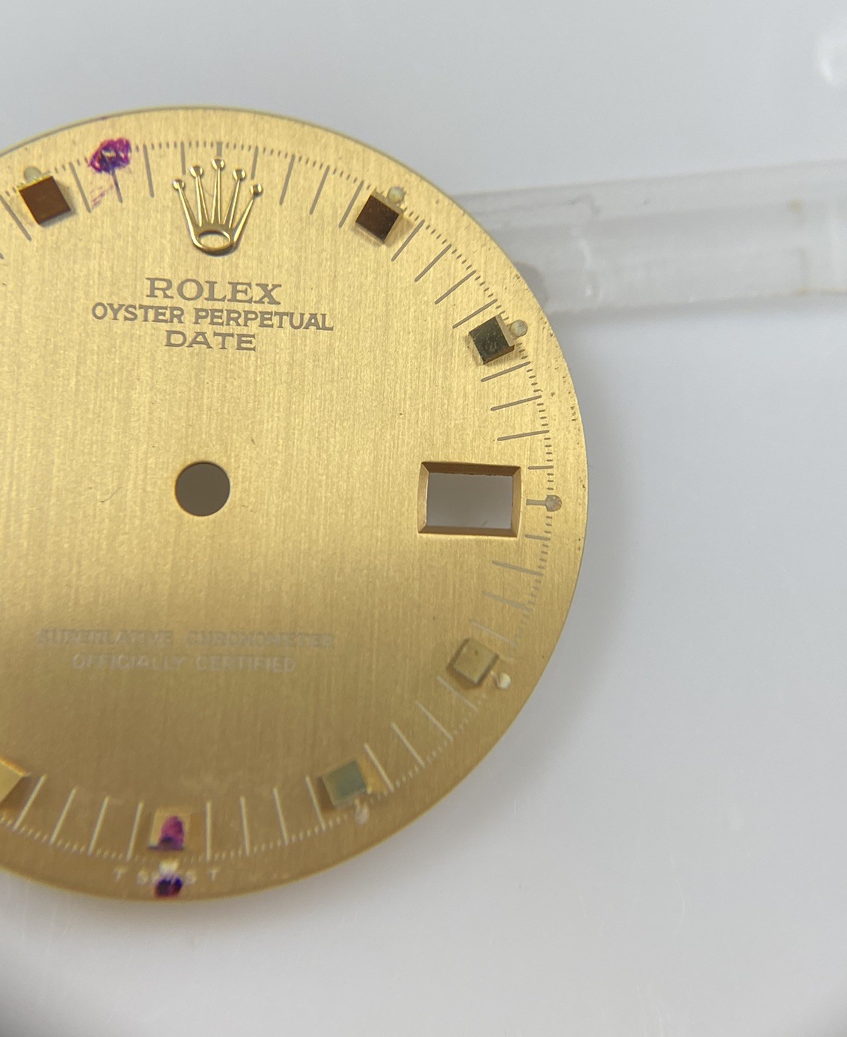 Genuine Rolex 34mm Datejust 1500 1501 1505 Cal 1560 1570 Champagne Gold Dial