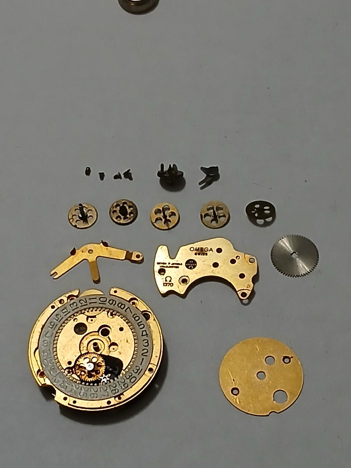 Vintage Omega Seamaster Quartz Movement Calibre 1370 For Spares Parts Or Repairs