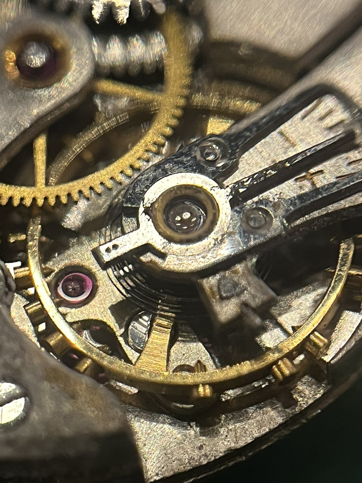 GOOD BALANCE Longines Cal. 23Z Watch Movement 17j With Dial Stem And Crown