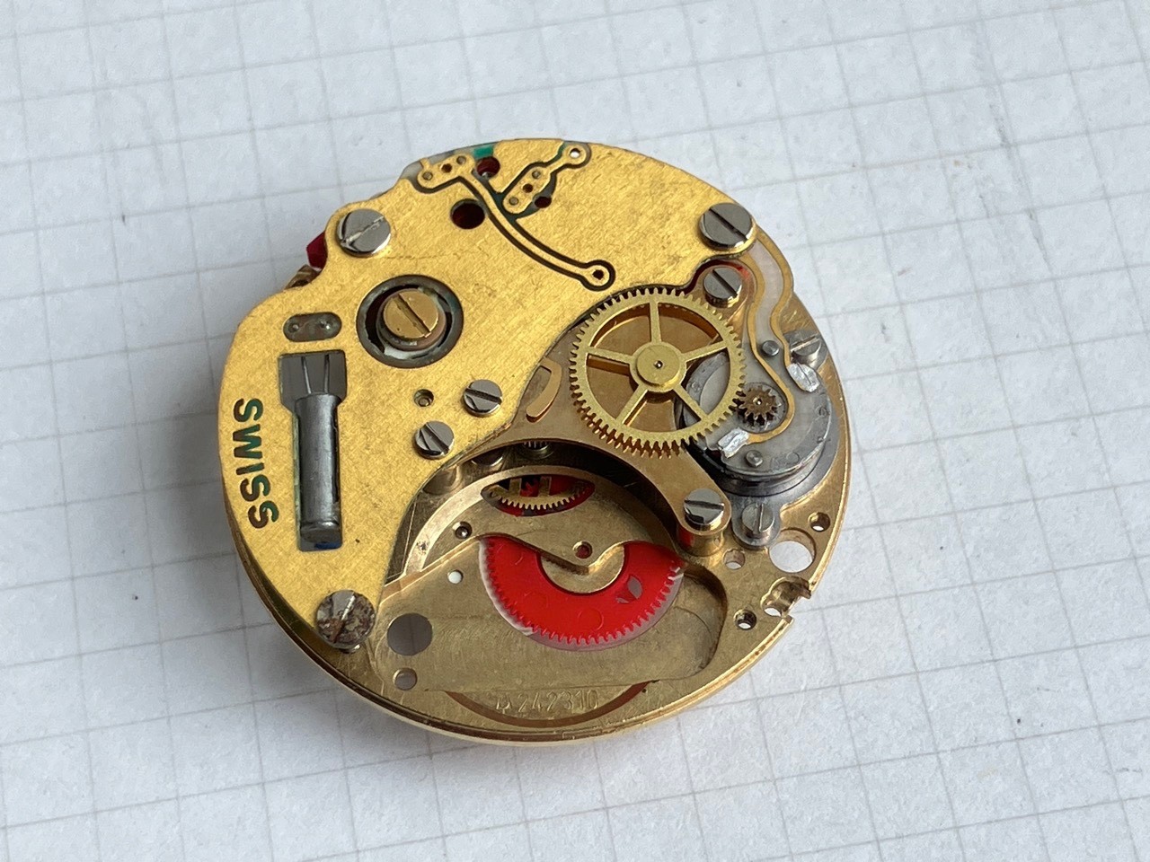 Bulova Accutron Quartz Watch Movement Parts cal 2423.10 2423.11 (ref 1990)