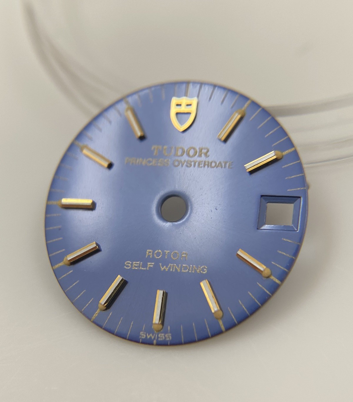 Genuine Tudor Prince Oysterdate Rotor Blue/Gold Cal. ETA 2651/2671 Ladies Dial