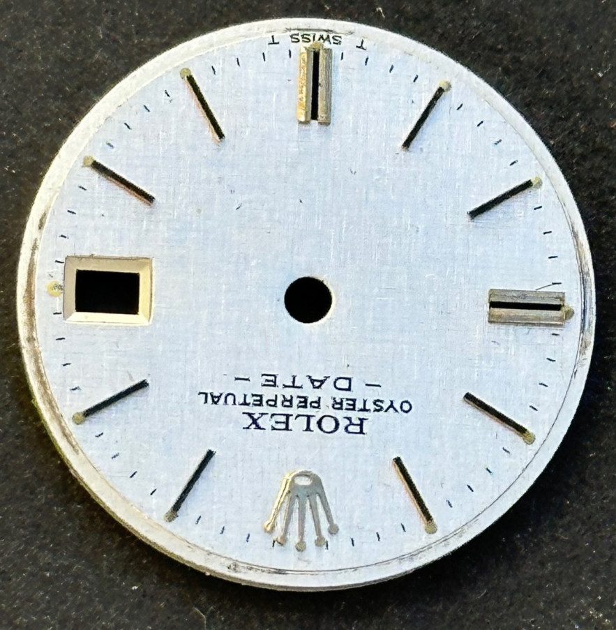 Vintage Rolex Oyster Perpertual Date Watch Dial For 26mm Case 6517 6519 6917