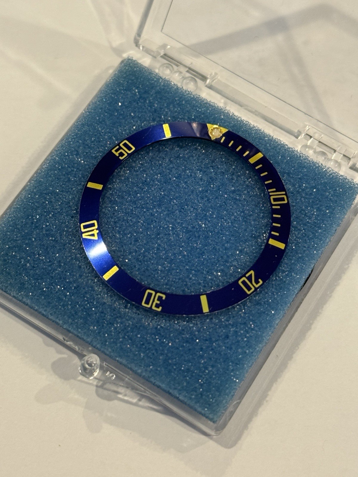 Rolex Submariner Oyster 16613 16803 16618 Blue Gold Watch Insert Bezel Part