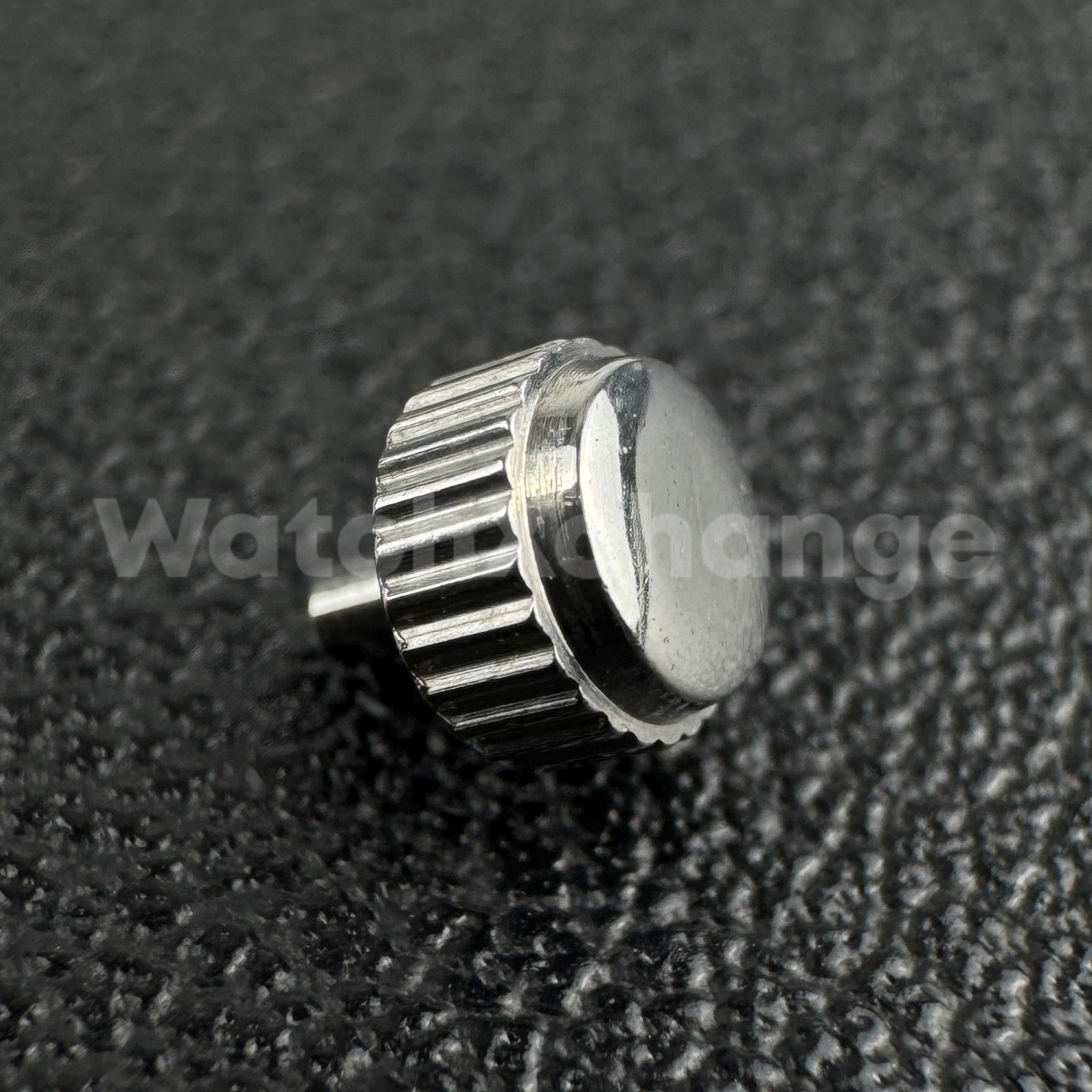 Silver Long Tube Replacement Watch Crown 2.5mm Hole Diameter 4.5mm – 7mm Head