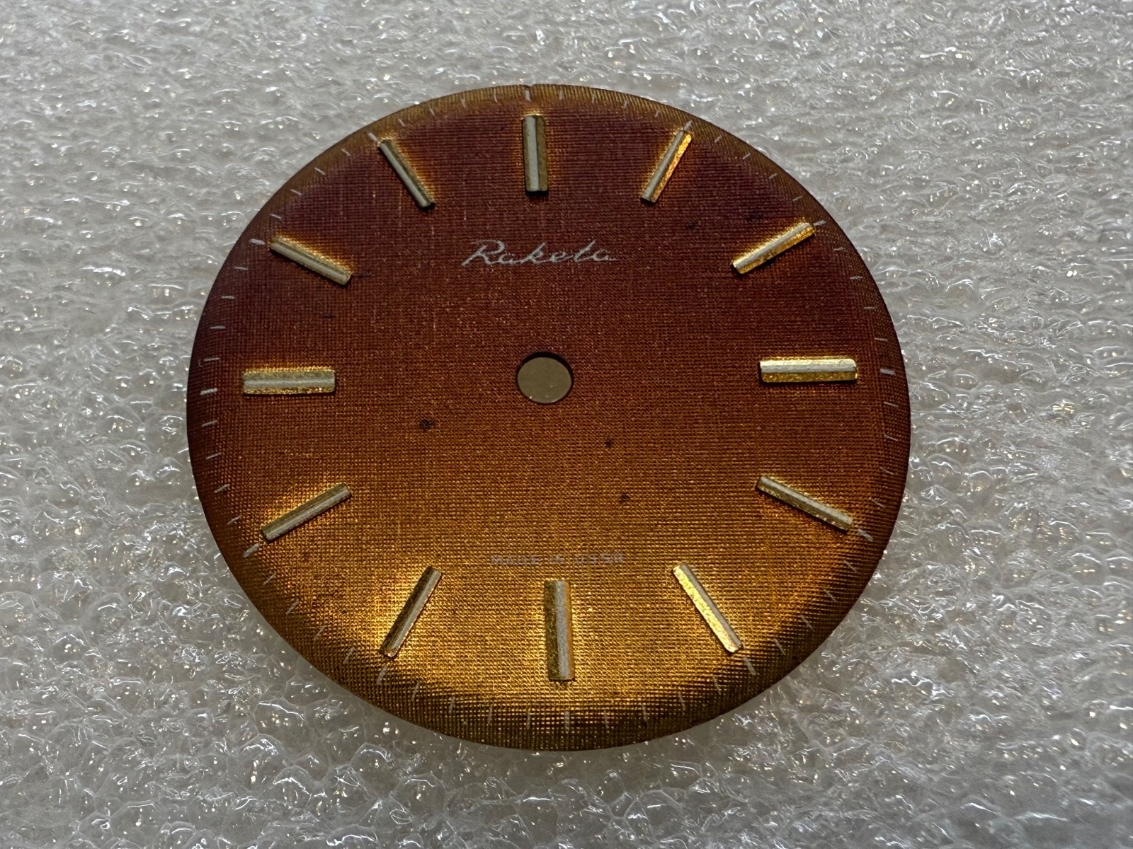 Vintage USSR Raketa 2609HA Watch Dial Original Soviet Clock Face