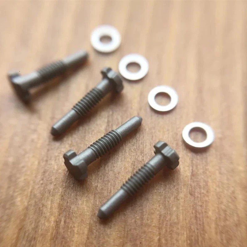 Matte Titanium 4 Prong Screw For Richard Mille RM011 030 035 055 Watch Strap