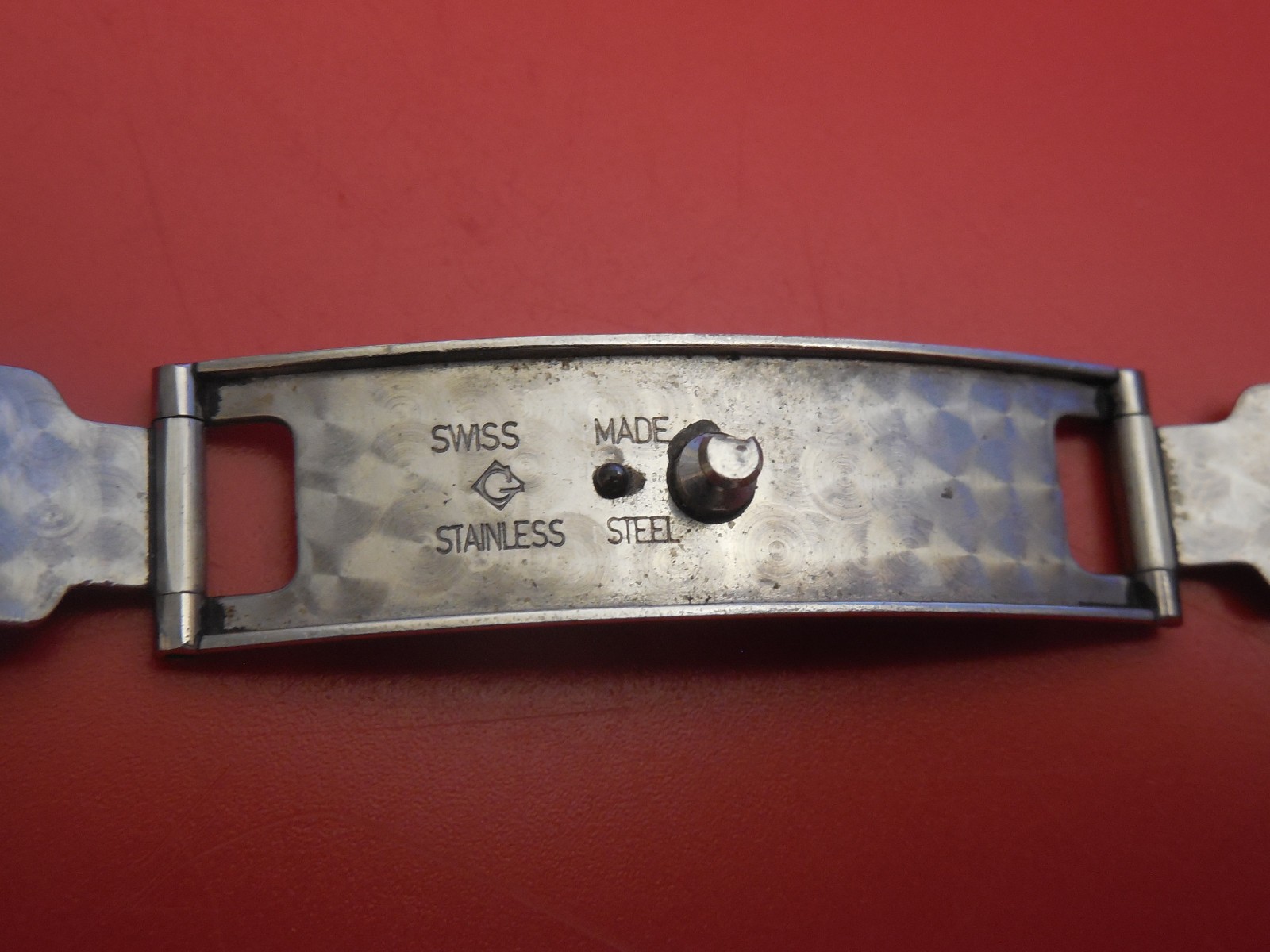 GENUINE CONCORD 18K / STEEL SARATOGA STRAP BAND BRACELET 18MM DEPLOYMENT BUCKLE
