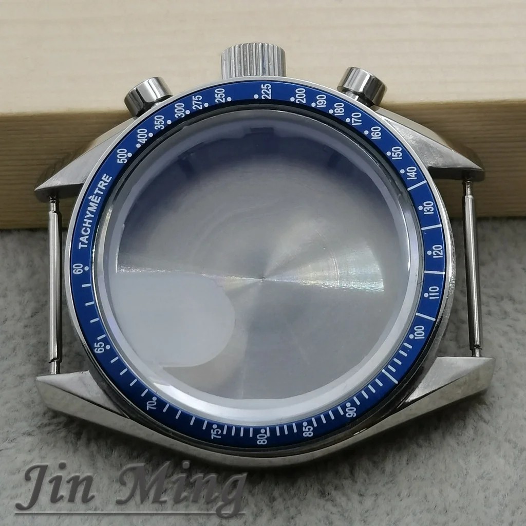High Quality VK63 case 39.7mm moonswatch metal case chronograph case bezel,VK63