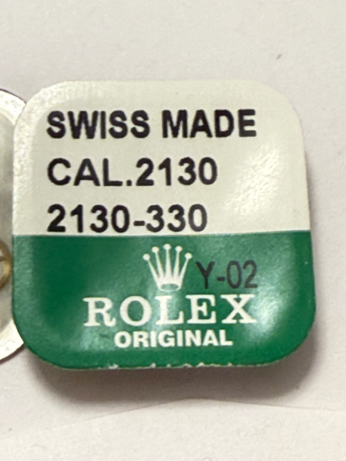 Rolex Genuine Cal 2130 Fourth Wheel 2130-330 NOS Factory Sealed Part Package