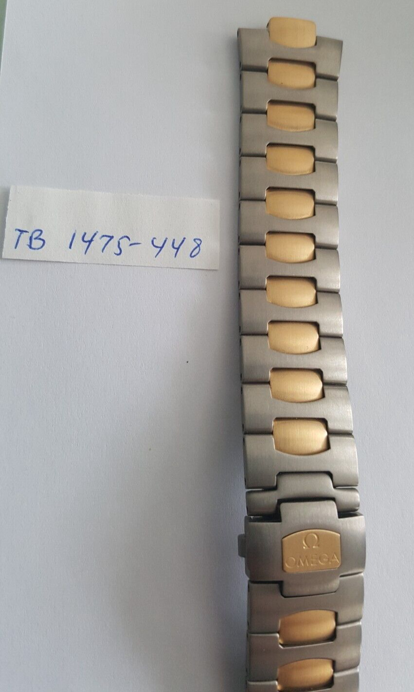 Omega Titanium-18KT Yellow Gold Plated Bracelet Number TB1475-448