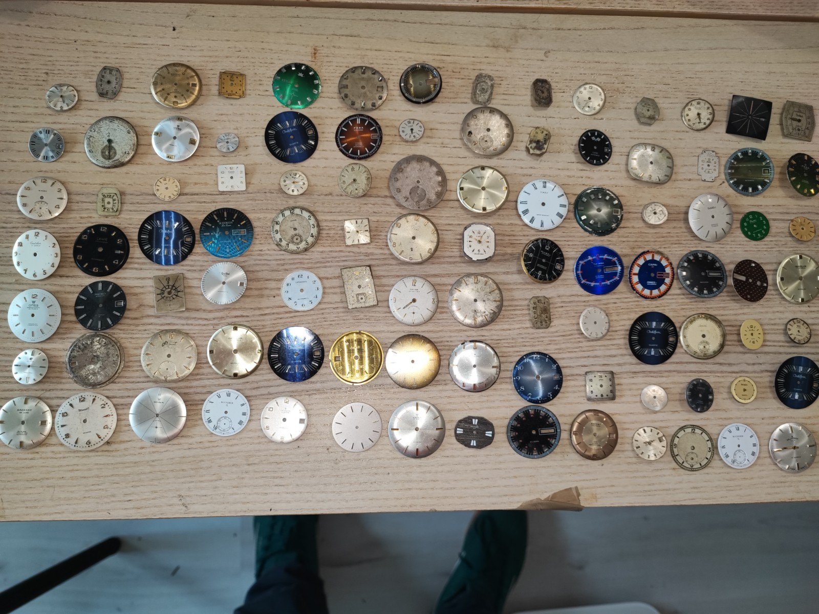 Mix Watch Dial lot random conditions and sizes