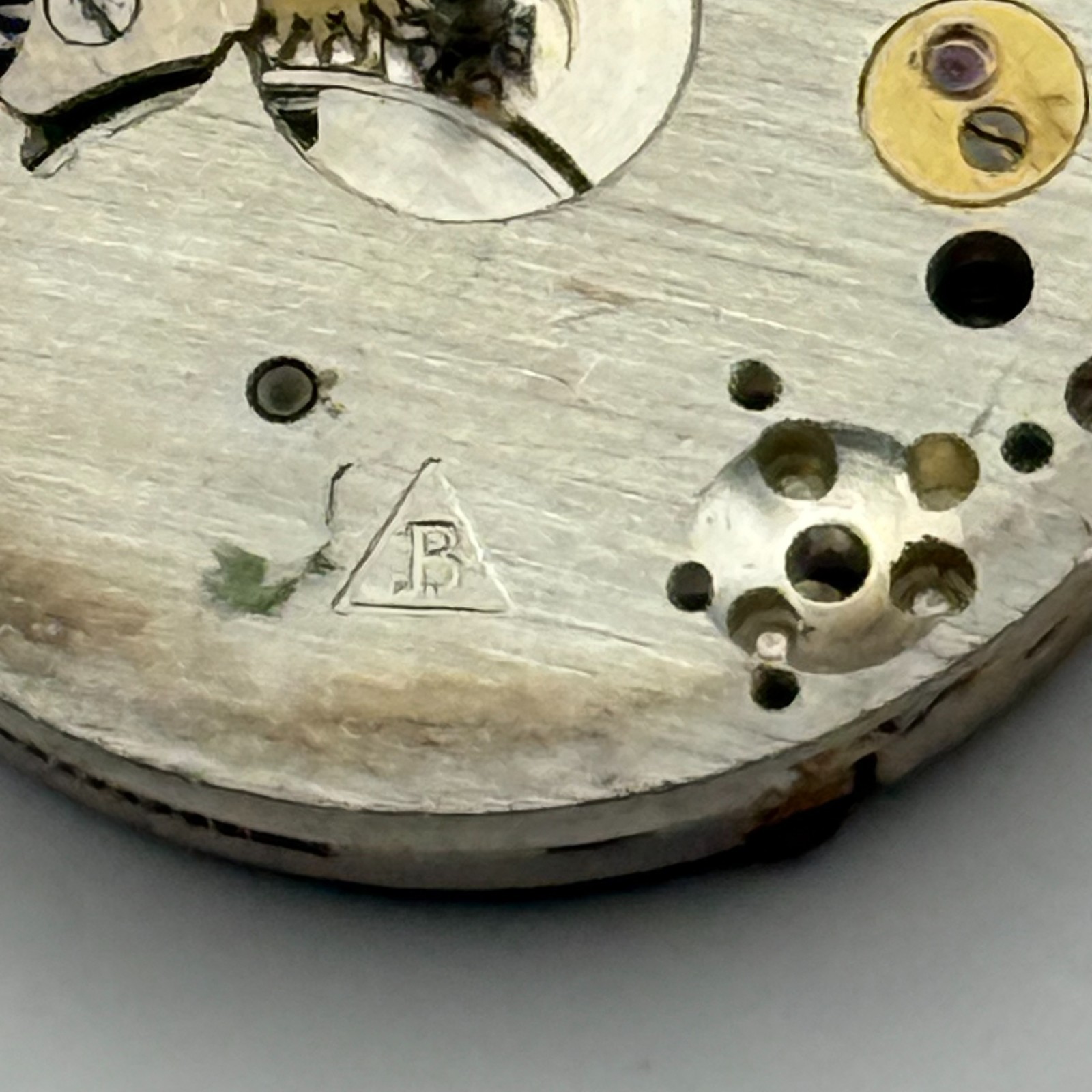 Buser Watch Movement B 15 Jewels Swiss 2 Adj Manual Wind Vintage Parts Repair