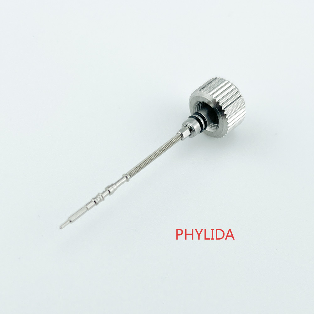 Fit 7S26 NH35/36 NE15 Movement SKX007 Crown Red ‘S’ Mod Parts Polished Finish