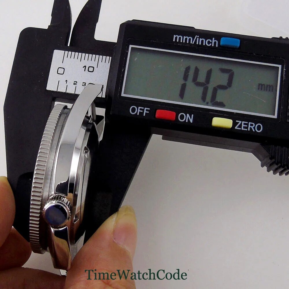 41mm Watch Case for NH35 PT5000 ETA2824 Sapphire Crystal Chapter Ring 4.1 Crown