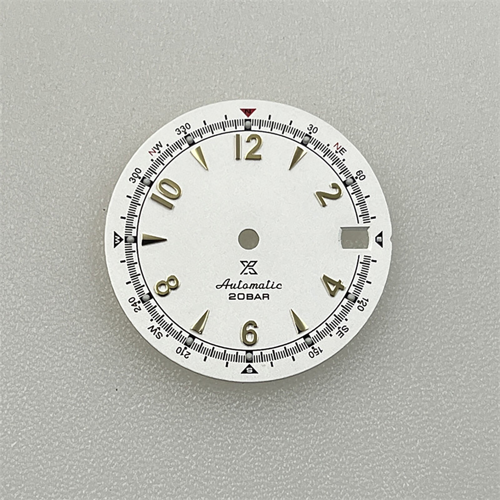 28.5MM Watch Dial Green Luminous Watch Accessories For NH35A/4R35 Movement