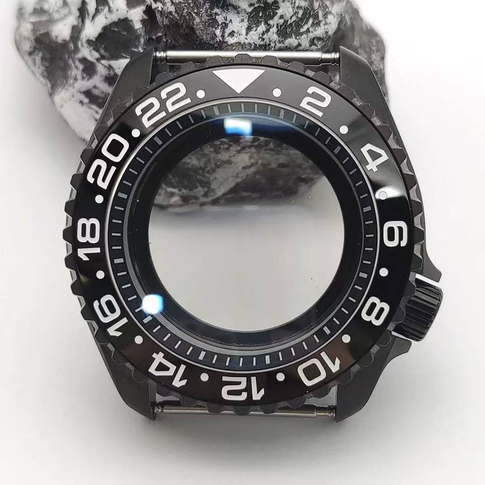 41mm NH35 Watch Case Stainless Steel Sapphire Rotating Bezel 50m Waterproof