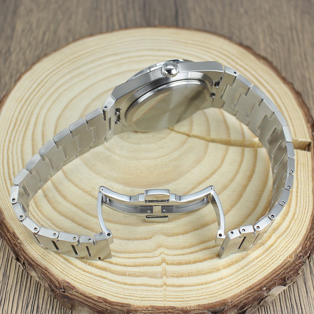 41mm Stainless Watch Case Sapphire for NH34 NH35 NH36 Movement 28.5mm Dial Parts