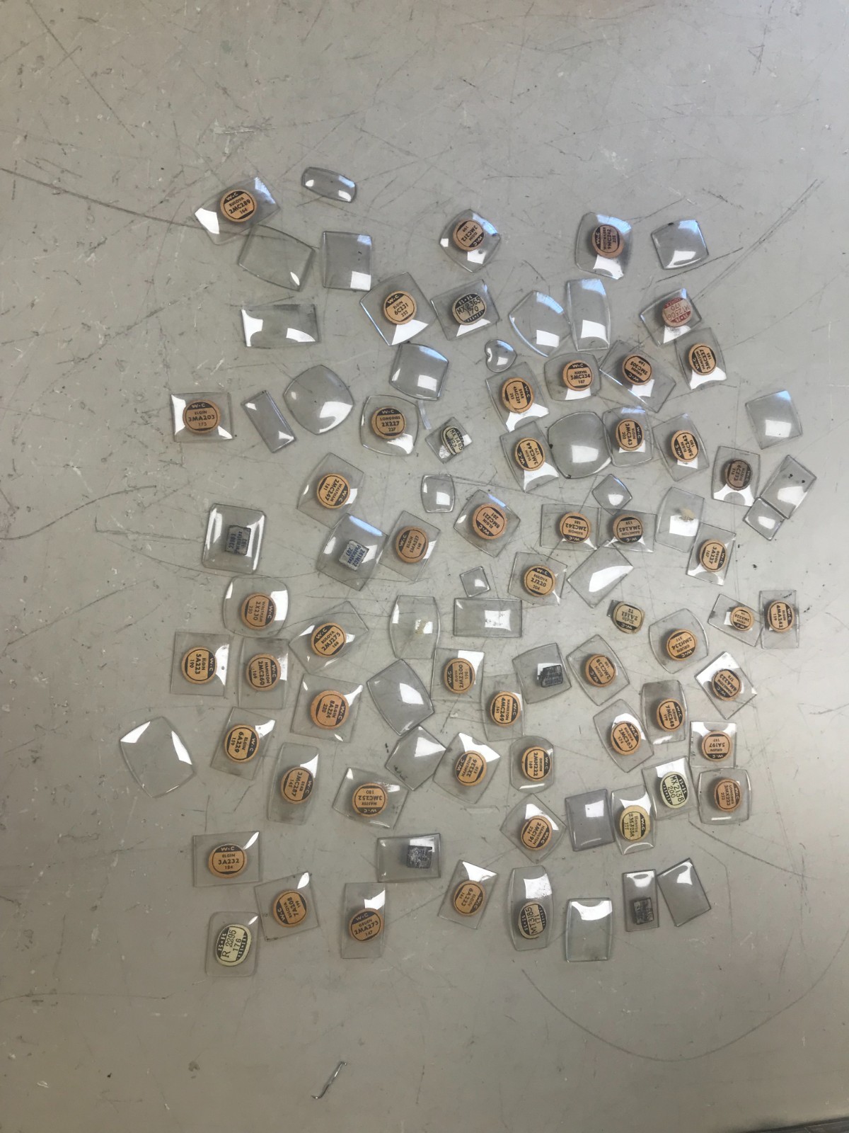 WC Vintage Watch Crystal lot #82