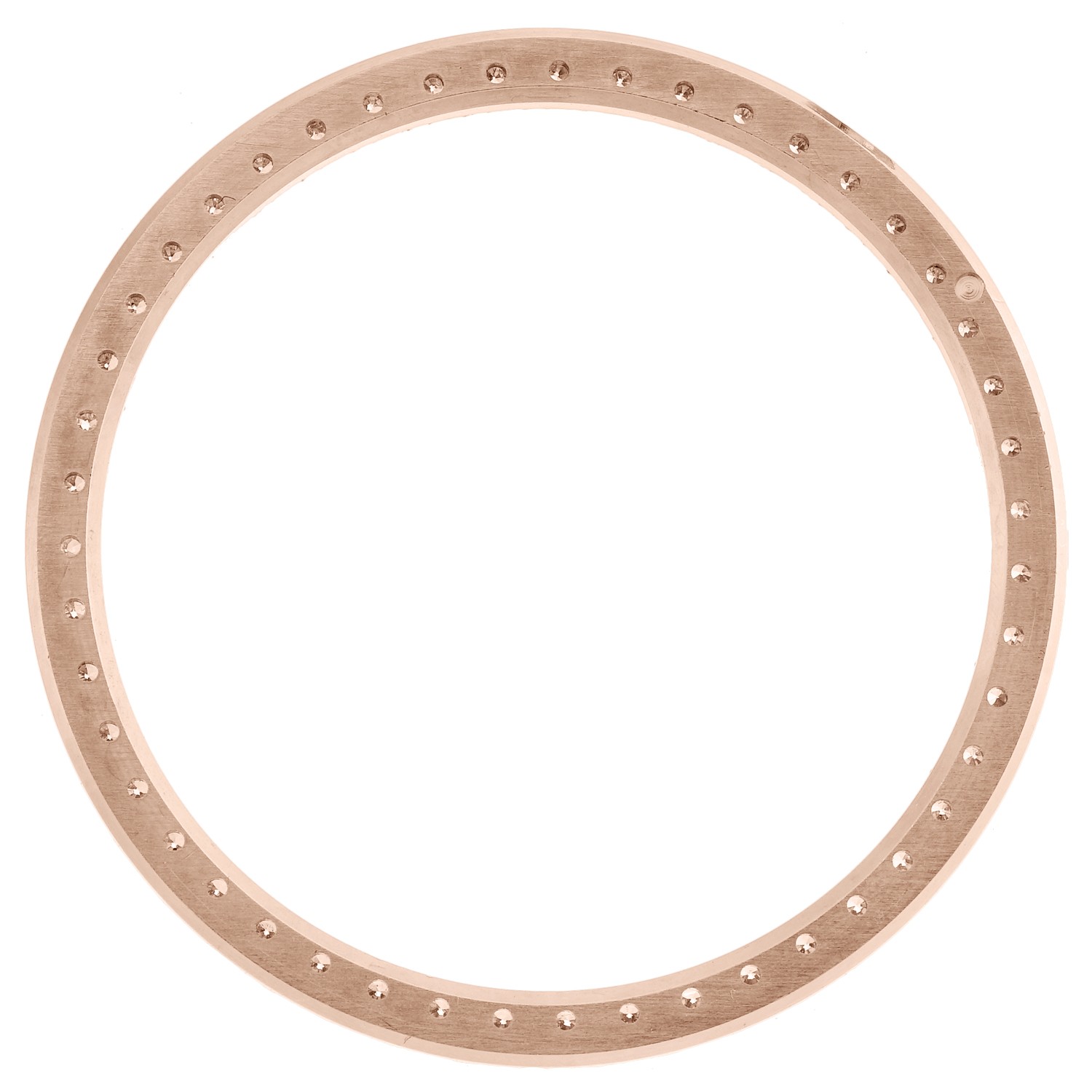 Custom U-Cut Prong Set Diamond Bezel For Rolex DateJust Fits 36mm Watch 1.40 CT.