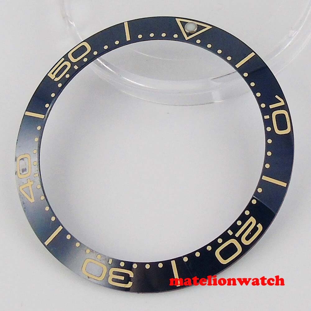 Fashion 38mm Ceramic Watch Bezel insert for Automatic Men’s watch face Parts